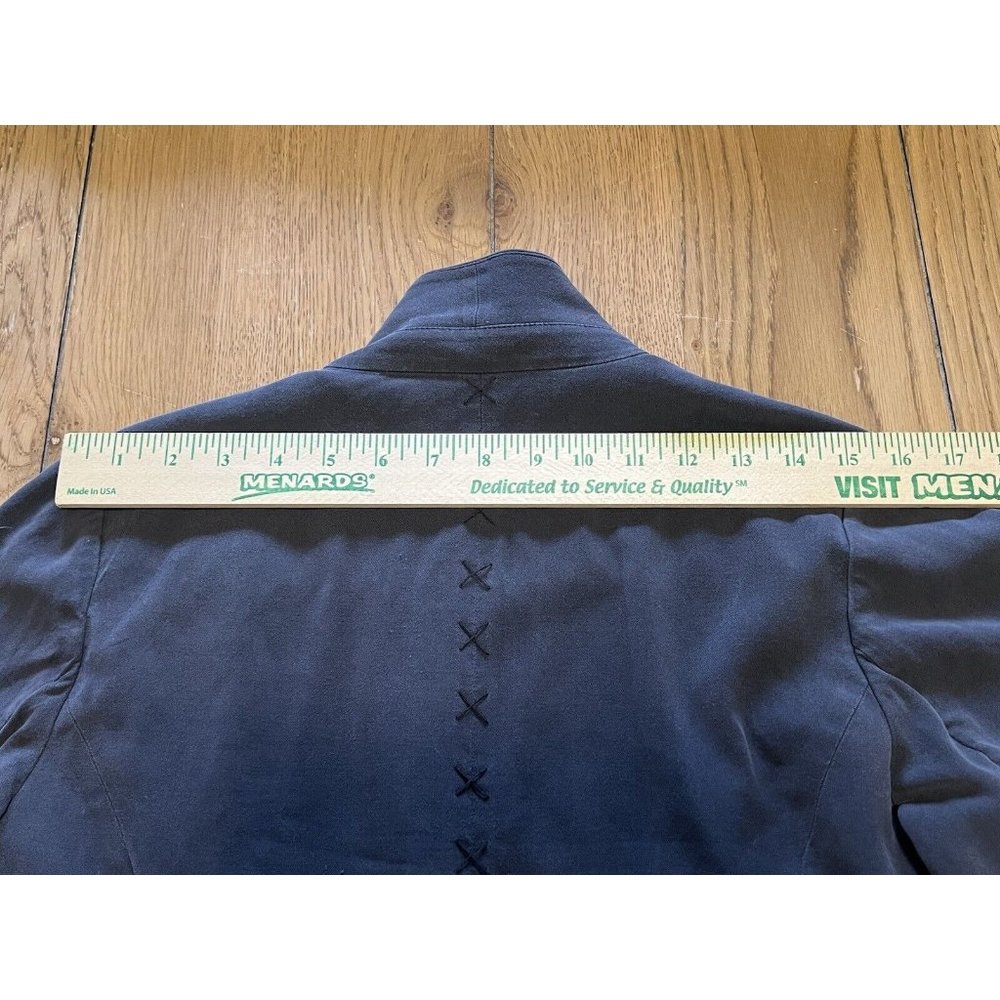 GoSilk Go Silk Women's Size 6‎ Moto Jacket Zip Up Pockets & Sleeves Mob Wife - Picture 10 of 16